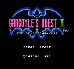 Screenshot Gargoyle's Quest II