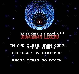Screenshot The Guardian Legend