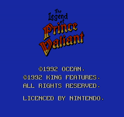 Screenshot The Legend of Prince Valiant