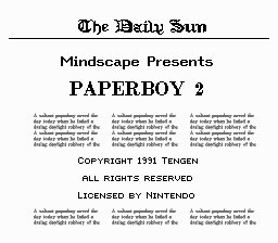 Screenshot Paperboy 2