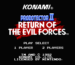 Screenshot Probotector II : Return of the Evil Forces