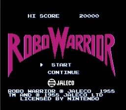 Screenshot Robo Warrior