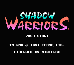 Screenshot Shadow Warriors