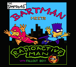 Screenshot The Simpsons : Bartman Meets Radioactive Man