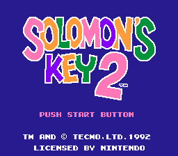 Screenshot Solomon's Key 2