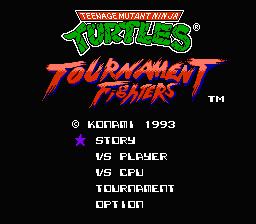 Screenshot Teenage Mutant Hero Turtles : Tournament Fighters