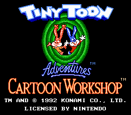 Screenshot Tiny Toon Adventures : Cartoon Workshop
