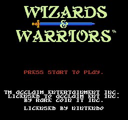 Screenshot Wizards & Warriors
