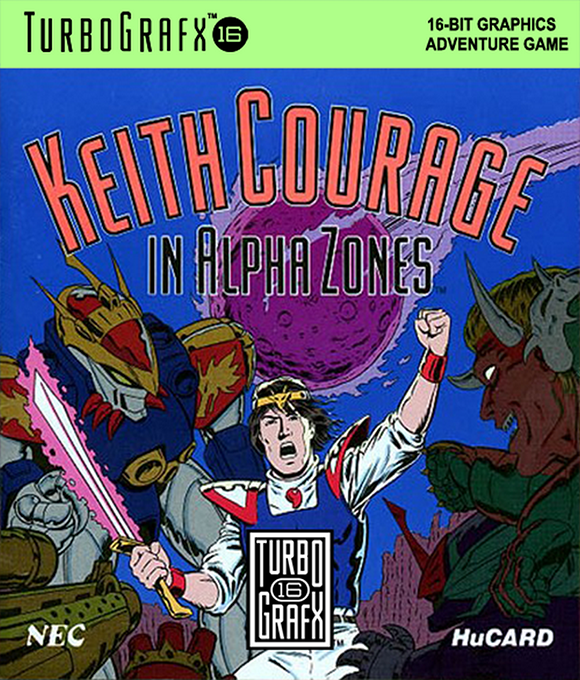 Keith Courage in Alpha Zones