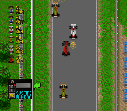 Screenshot F1 Circus '92 : The Speed of Sound