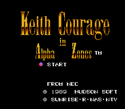 Screenshot Keith Courage in Alpha Zones