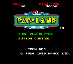 Screenshot Pac-Land