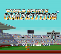 Screenshot World Sports Competition