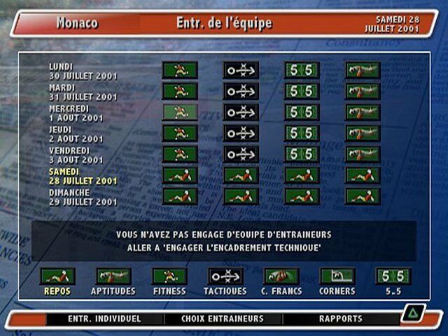 Screenshot Guy Roux Manager 2002