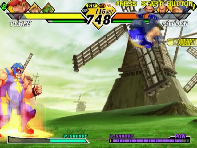 Screenshot Capcom vs. SNK 2 : Mark of the Millennium 2001