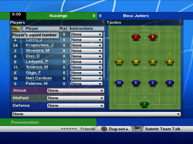 Screenshot L'Entraîneur 2007