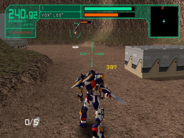 Screenshot Cyber Troopers : Virtual-On Marz