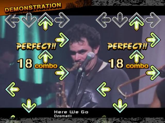 Screenshot Dance Dance Revolution X