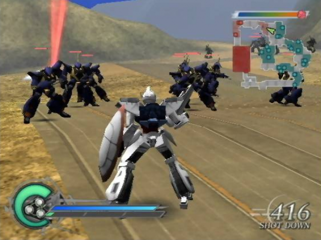 Screenshot Dynasty Warriors : Gundam 2