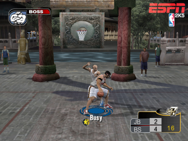 Screenshot ESPN NBA 2K5