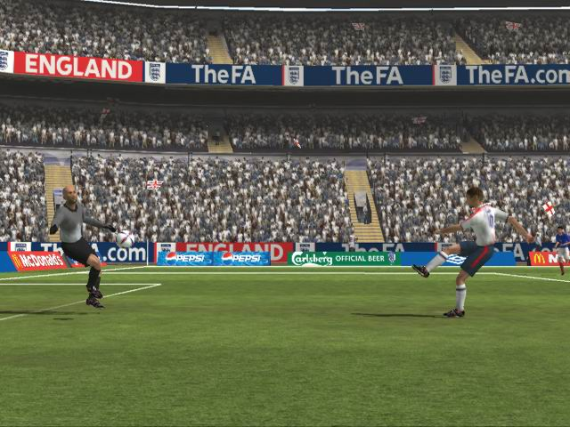 Screenshot England International Football : 2004 Edition