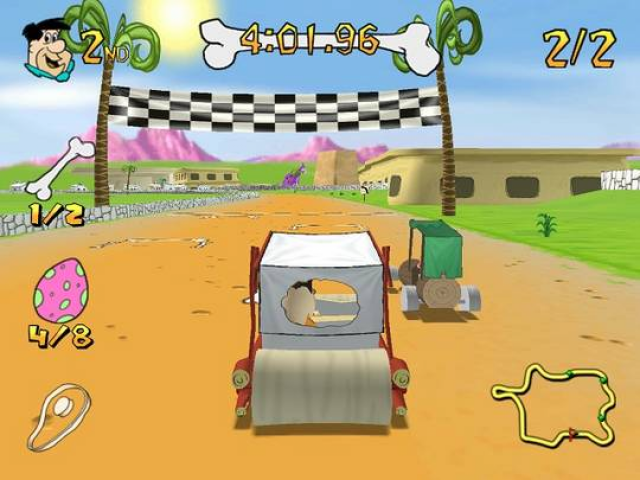Screenshot The Flintstones : Bedrock Racing