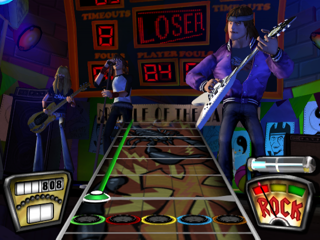 Screenshot Guitar Hero : Rocks the 80s