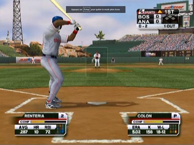 Screenshot Major League Baseball 2K5 : World Series Edition