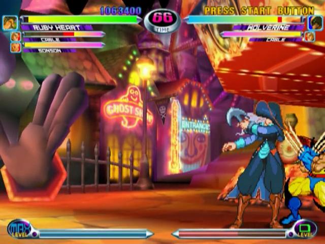 Screenshot Marvel vs. Capcom 2