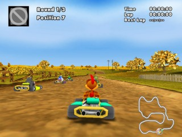 Screenshot Moorhuhn Fun Kart 2008