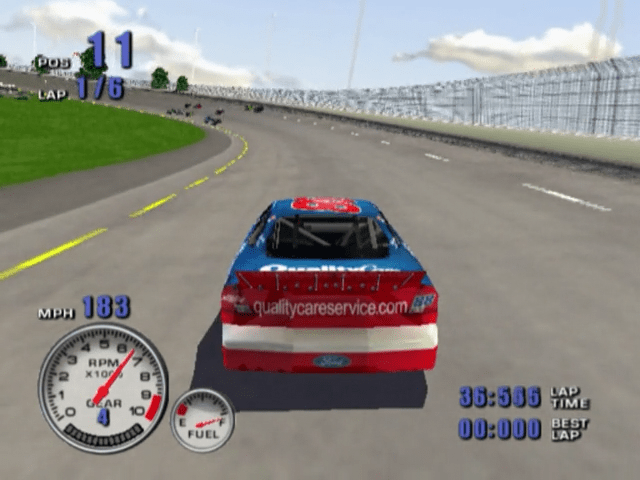 Screenshot NASCAR 2001