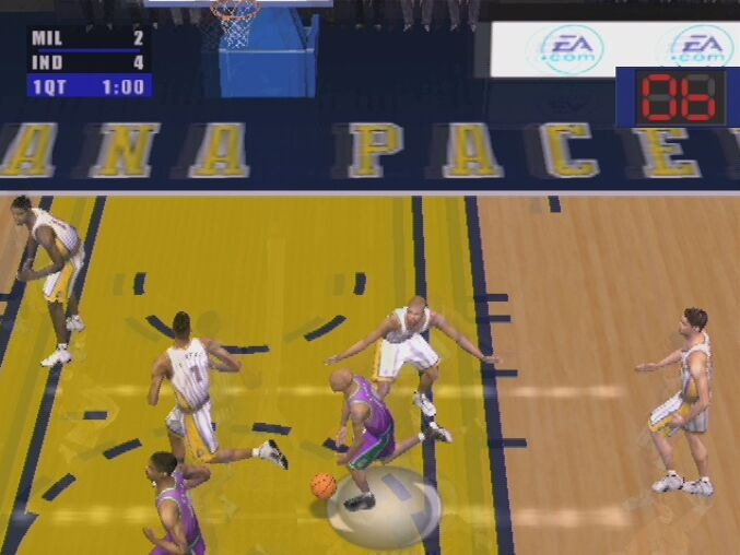 Screenshot NBA Live 2001