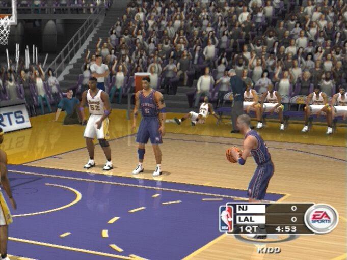 Screenshot NBA Live 2003