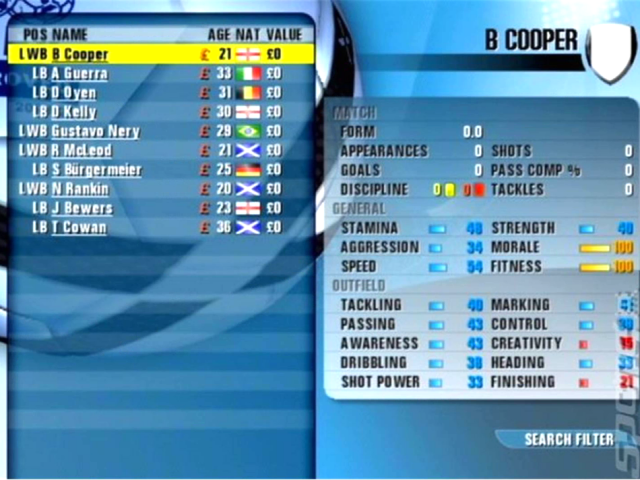 Screenshot Premier Manager 2006-2007