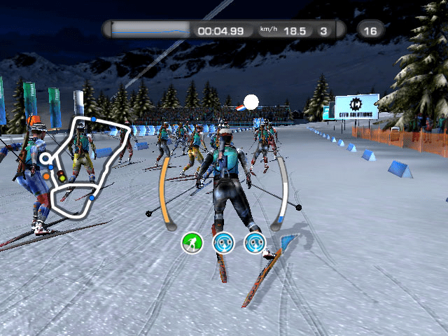 Screenshot RTL Biathlon 2009
