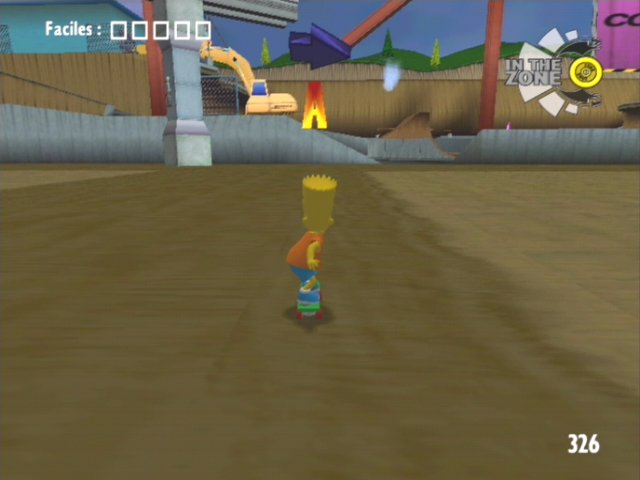 Screenshot The Simpsons Skateboarding