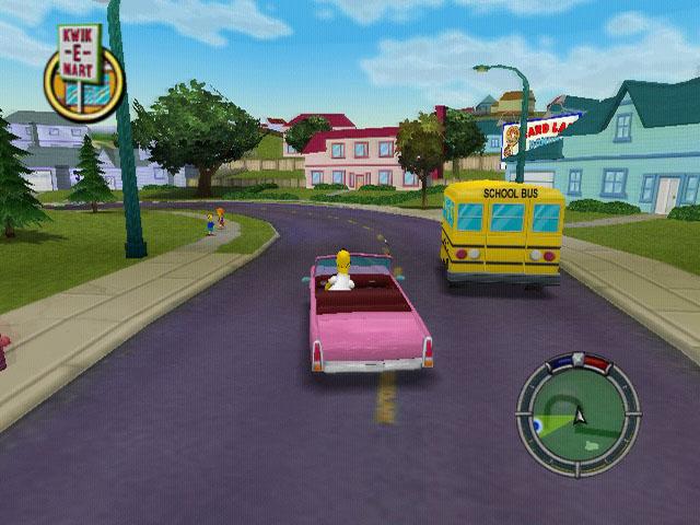 Screenshot The Simpsons : Hit & Run