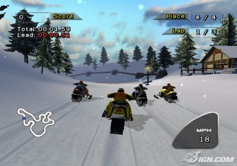 Screenshot SnoCross 2 featuring Blair Morgan