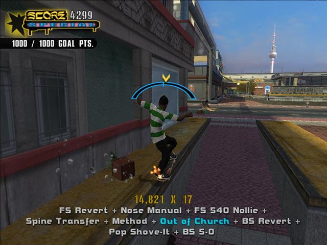 Screenshot Tony Hawk's Underground 2