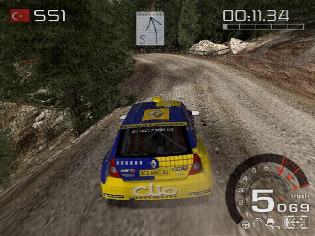 Screenshot WRC avec Sébastien Loeb édition 2005