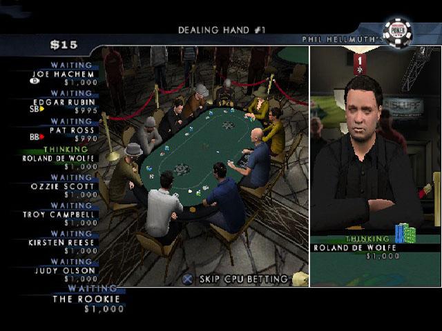 Screenshot World Series of Poker 2008 : Battle for the Bracelets