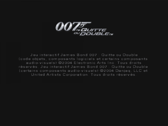Screenshot 007 : Quitte ou Double