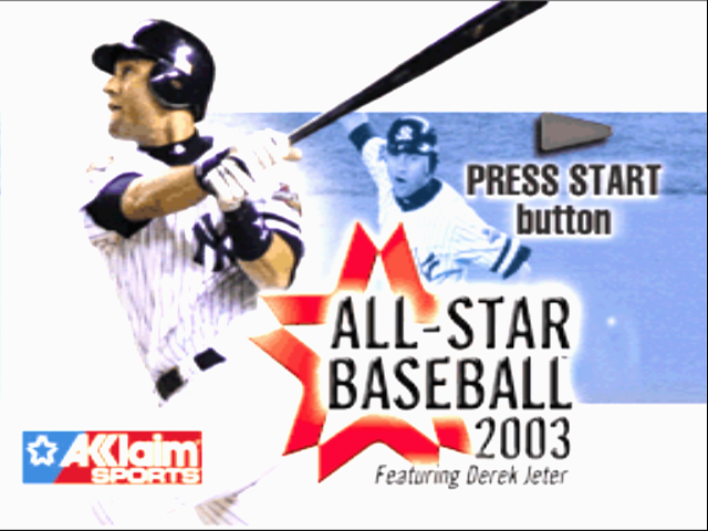Screenshot All-Star Baseball 2003 featuring Derek Jeter