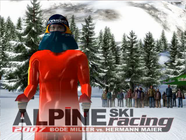 Screenshot Alpine Ski Racing 2007 : Bode Miller vs. Hermann Maier