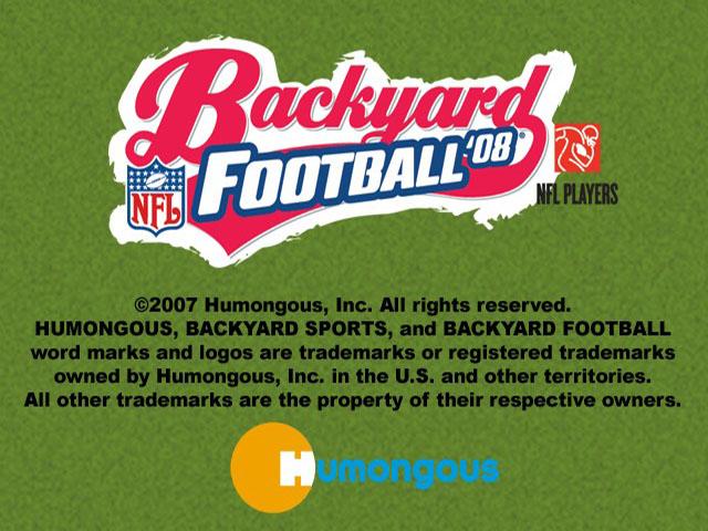 Screenshot Backyard Football '08