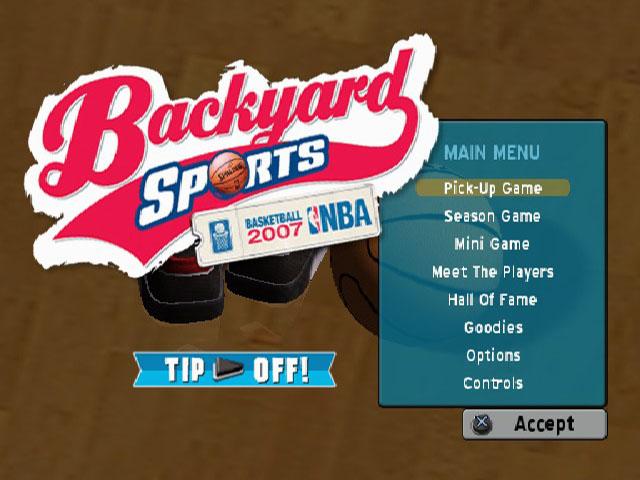 Screenshot Backyard Sports : Baseball 2007
