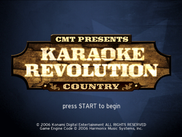 Screenshot CMT Presents : Karaoke Revolution, Country