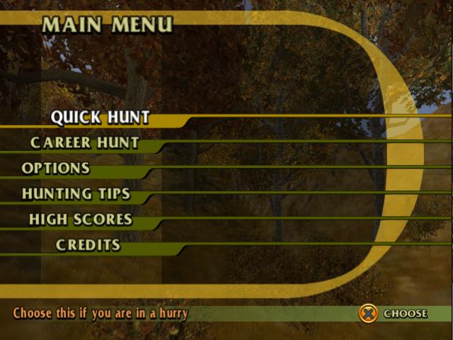 Screenshot Cabela's Deer Hunt : 2004 Season