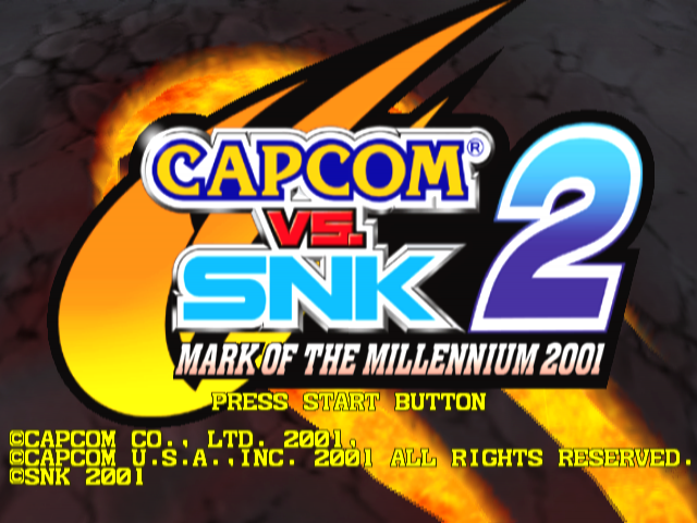 Screenshot Capcom vs. SNK 2 : Mark of the Millennium 2001