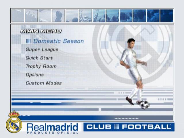 Screenshot Club Football - Real Madrid
